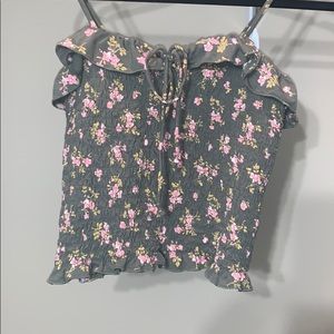 American eagle floral tank top